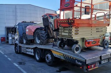 Prevoz kmetijske mehanizacije Bader